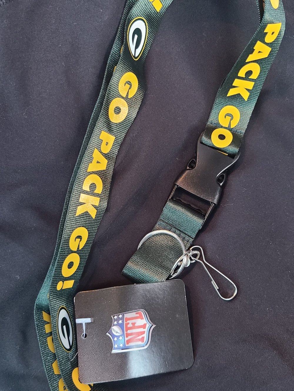 NFL Green and Yellow 'Go Pack Go' Green Bay Packers Landyard